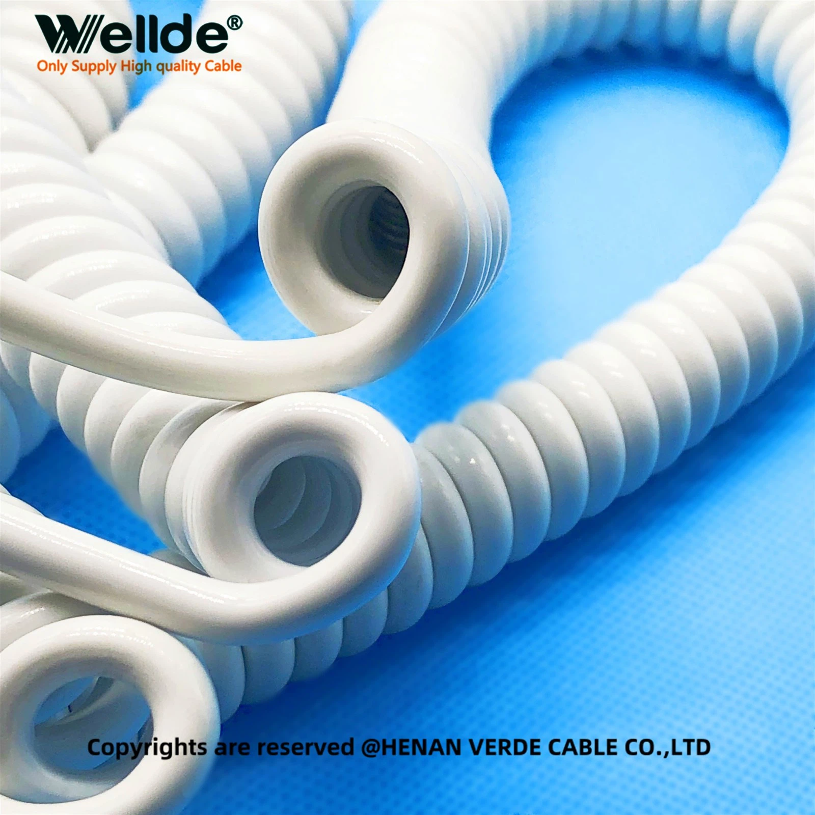 Oil-resistant spiral cable Oil-resistant spiral cable