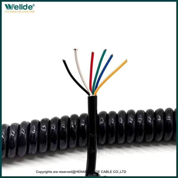 Cáp xoắn ốc 6 lõi 0,12mm