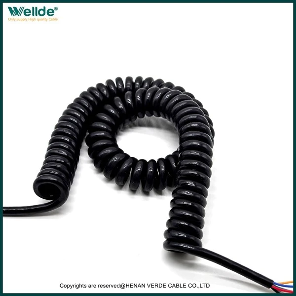 6 Core 0.12mm Spiral Cable suppliers